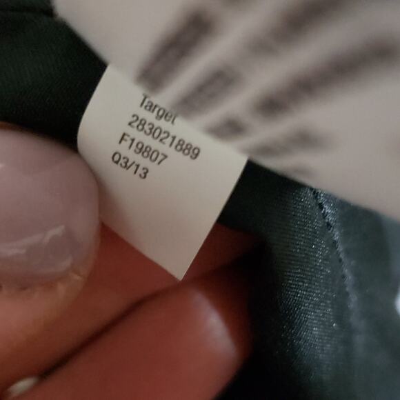 Mossimo Supply Co. Black Peacoat with Zipper Closure and Ruffle - Picture 9 of 9